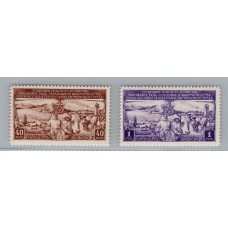 RUSIA 1949 Yv 1394/5 SERIE COMPLETA DE ESTAMPILLAS NUEVAS MINT
